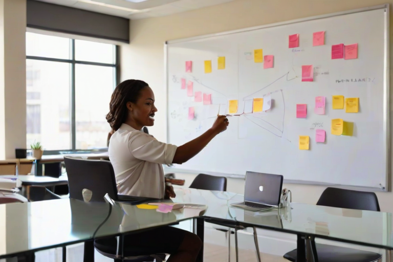 Sample output image for Business Model Canvas