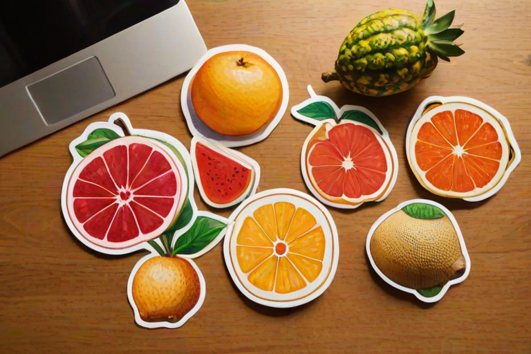 Sample output image for ชุด Sticker/Mascot - ตลาดไทย