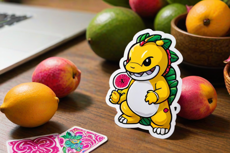 Sample output image for ชุด Sticker/Mascot - ตลาดไทย