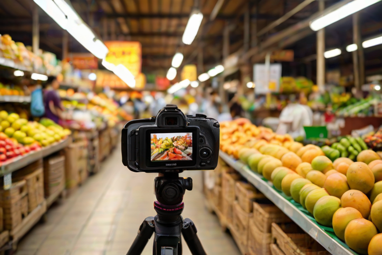 Sample output image for Checklist B-roll - ตลาดไทย